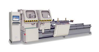 China CNC Double Head Cutting Saw for Aluminum , PVC and Curtain Wall Profile supplier