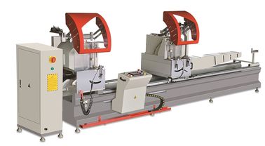 China High Accuracy Aluminum CNC Arbitrary Angle Double Mitre Saw 400~4200mm Length supplier